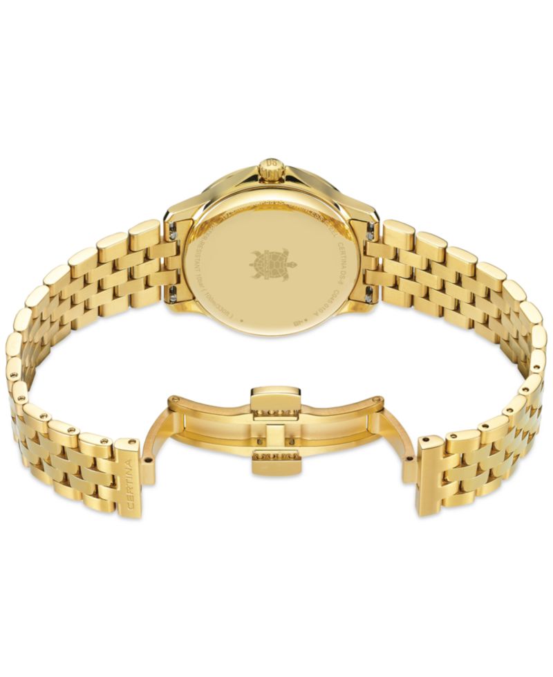 Women's Swiss DS-8 Gold-Tone Stainless Steel Bracelet Watch 31mm