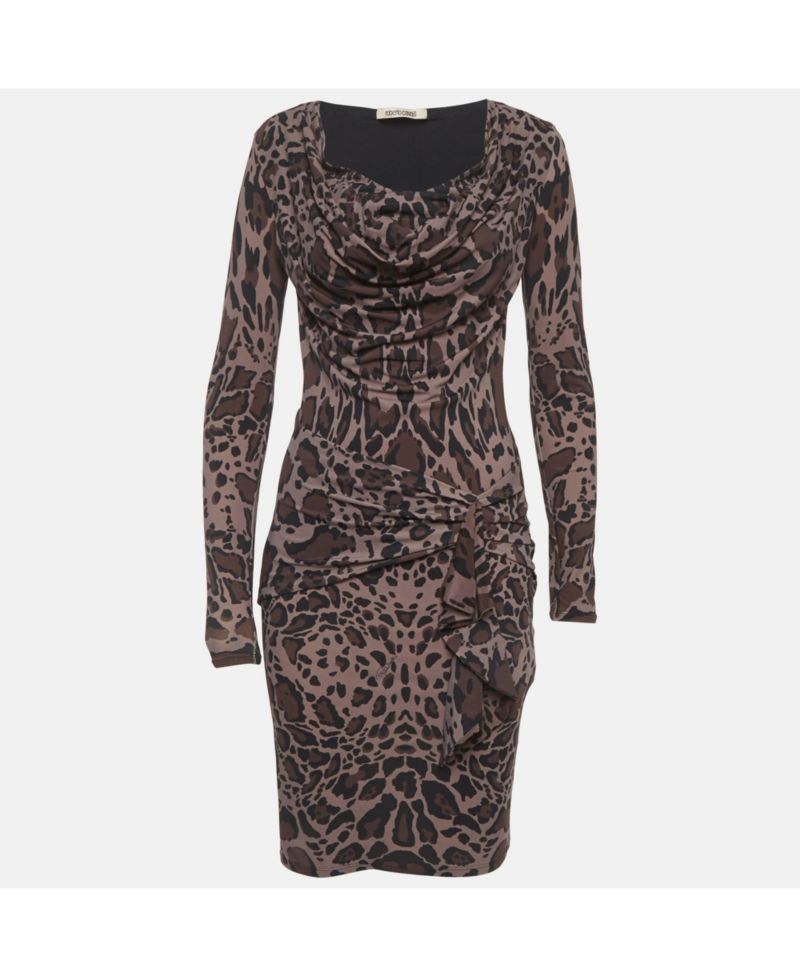 Women's Animal Printed Jersey Mini Dress