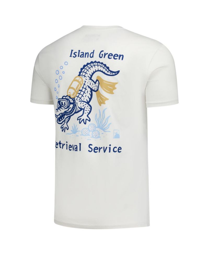 Men's and Women's Cream THE PLAYERS 17th Hole Retrieval Service T-Shirt