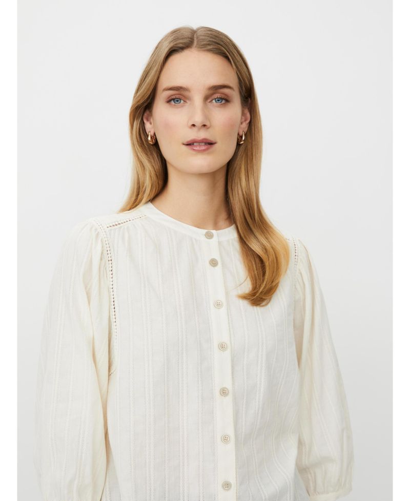 Women's Maithara Pintuck-Detail 3/4-Sleeve Shirt