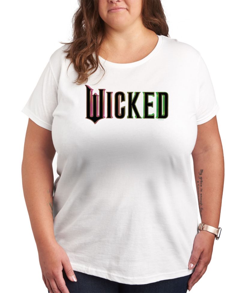 Plus Size Wicked Elphaba Theatrical Logo Graphic Tee