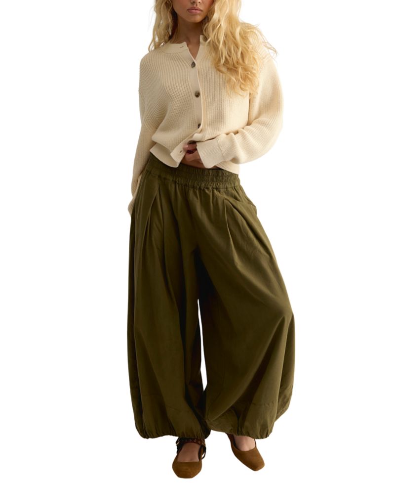 Women's Vienna Ribbed-Knit Crewneck Cardigan Sweater