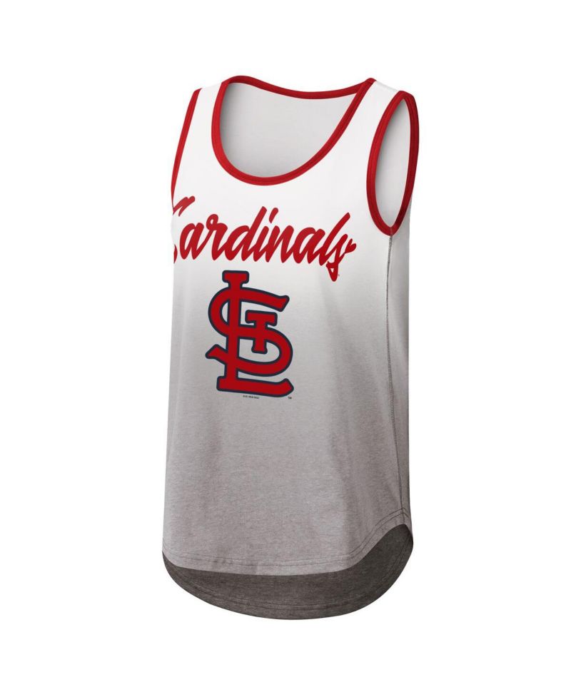 Women's White St. Louis Cardinals Logo Opening Day Tank Top