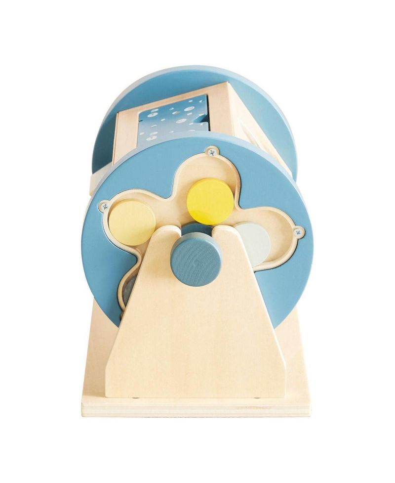Baby Wooden Activity Roller Tummy-Time Shape Sorter Toy
