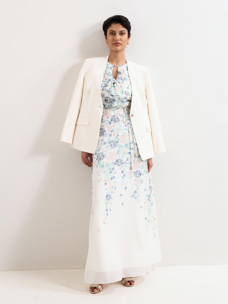 Women's Rachel Floral Ruffle Detail Maxi Dress