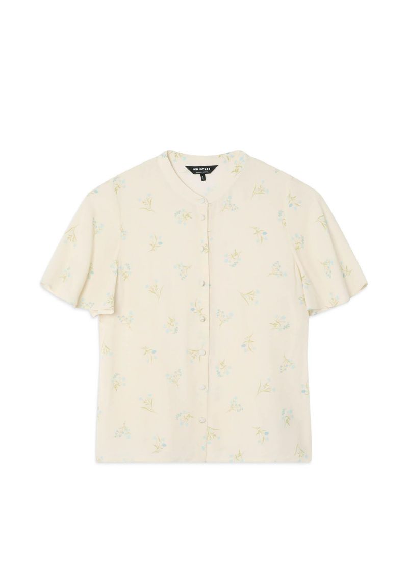 Women's Floral Button Front Shirt