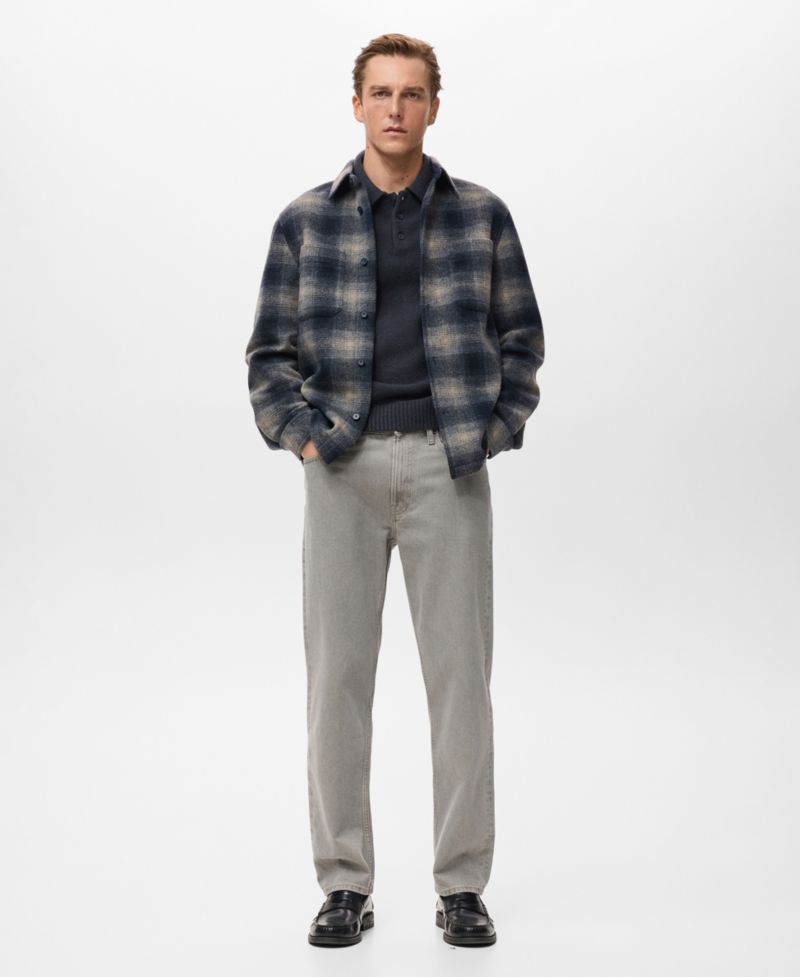 Men's Checked Pocket Jacket