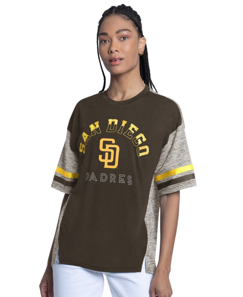 Women's Brown San Diego Padres Off-Season Oversized Top