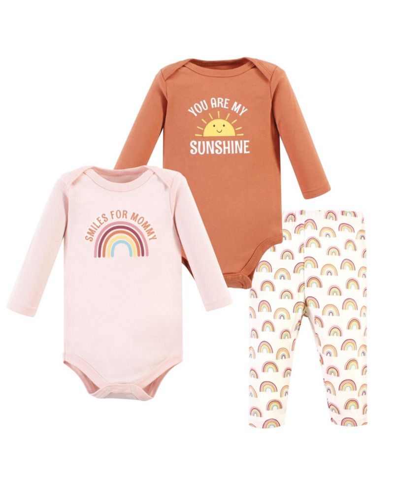 Baby Girls Hudson Cotton Bodysuit and Pant Set