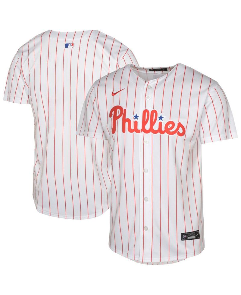 Big Boys and Girls White Philadelphia Phillies Home Blank Limited Jersey