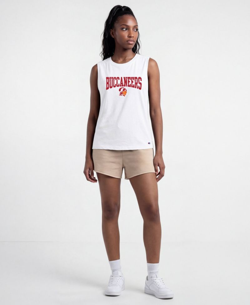 Women's Tampa Bay Buccaneers Distressed Muscle Tank Top