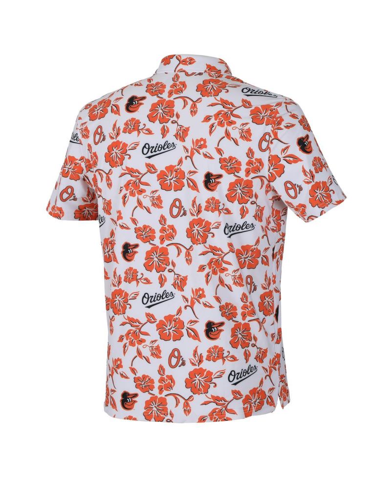 Men's White Baltimore Orioles PUA Performance Polo Shirt