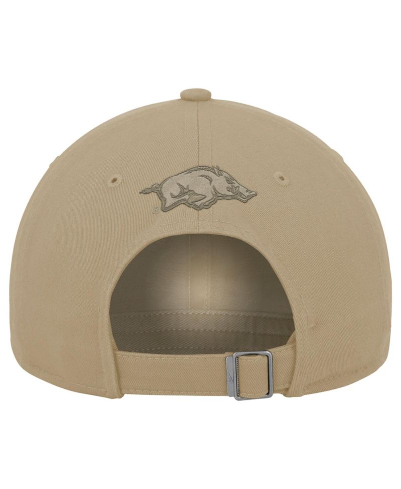 Men's Beige Arkansas Razorbacks Club Adjustable Hat