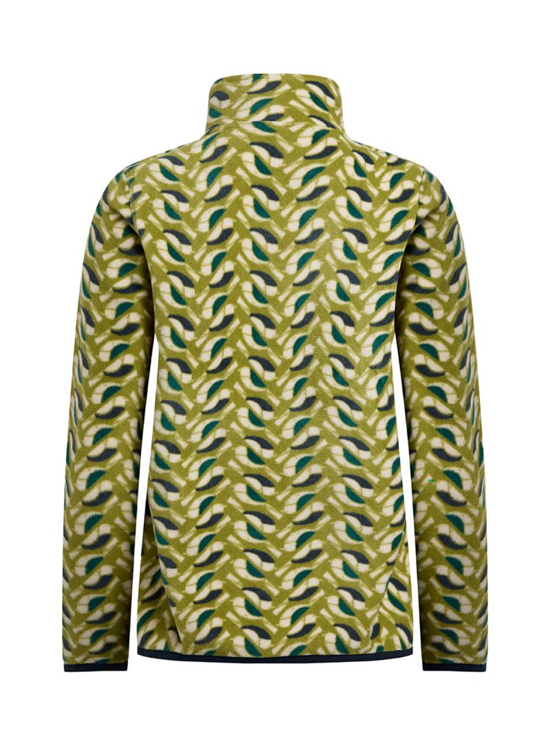 Women's Reena 1/4 Zip Printed Microfleece