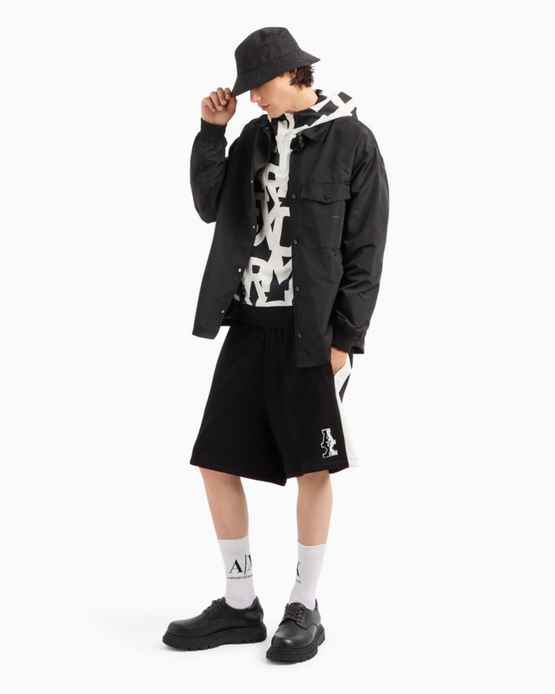 Men's Long Sleeve Logo Print Hoodie