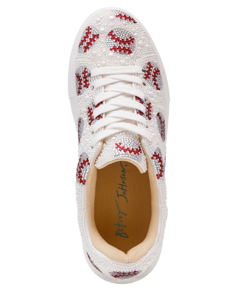 Betsey Johnson Women's Sidny Lace-Up Platform Sneakers