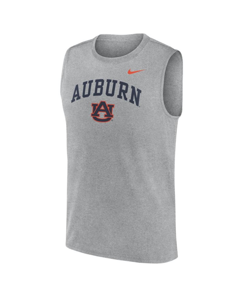 Men's Auburn Tigers Primetime Arch Legend Sleeveless Screen-Print Graphics Muscle Tank Top