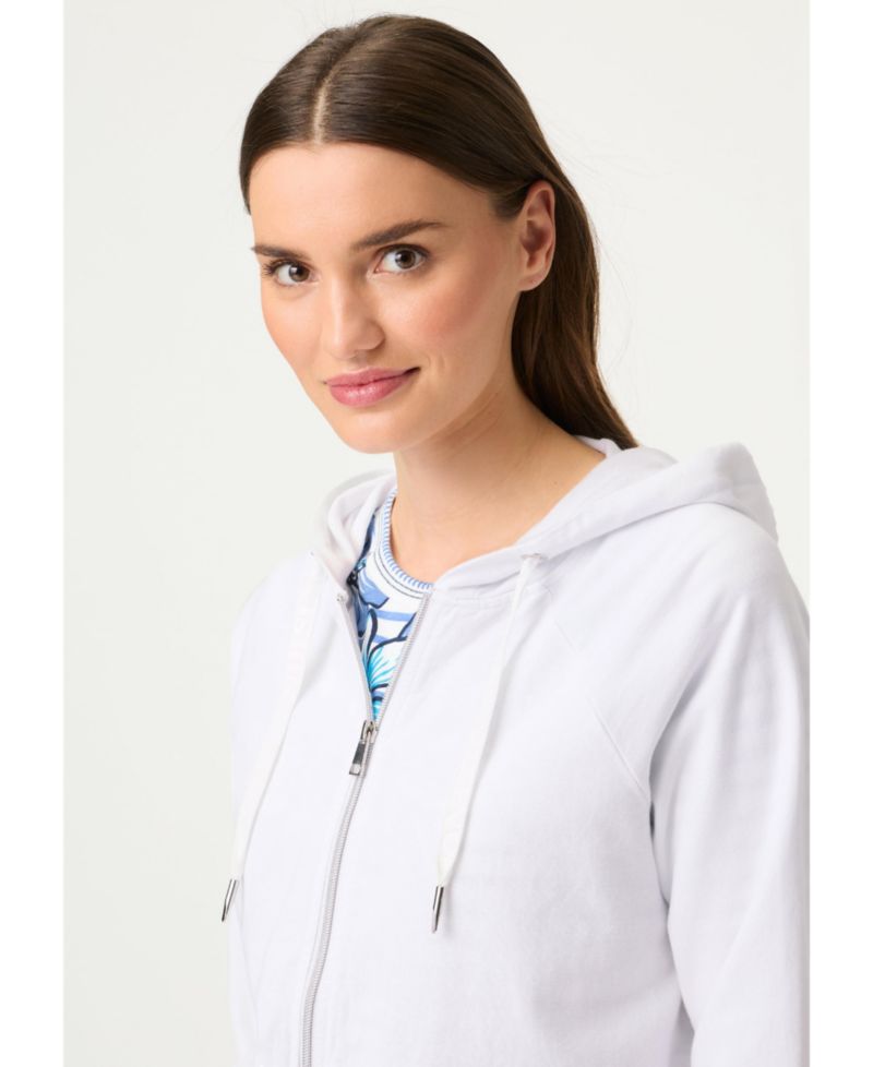 Women's Mixed Media Hooded Sweatshirts