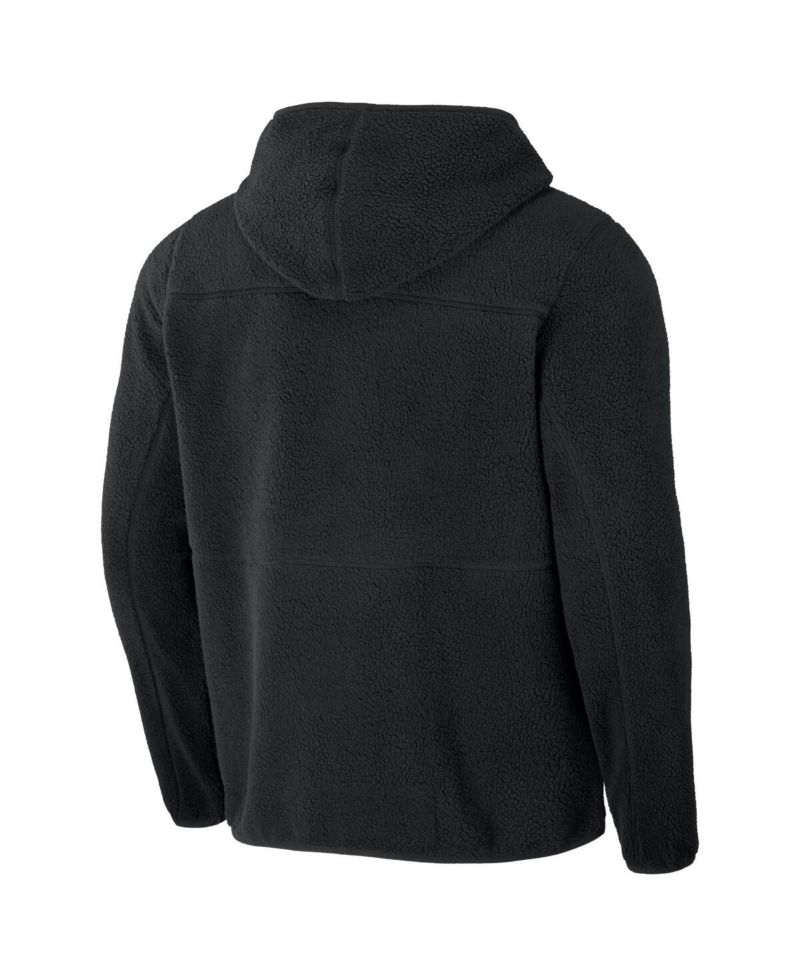 Men's Black Tennessee Titans Sherpa Full-Zip Hoodie