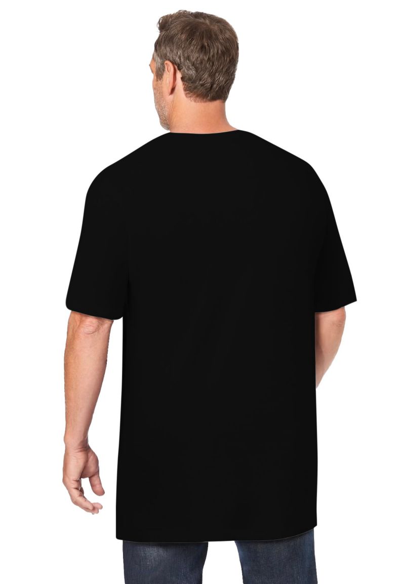 Men's Shrink-Less Lightweight Longer-Length Crewneck T-Shirt