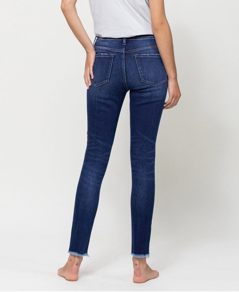 Women's Mid Rise Ankle Skinny Jeans