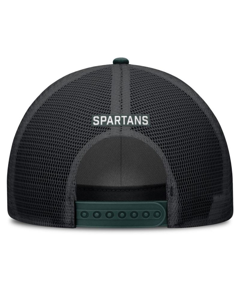 Men's Green Michigan State Spartans Rise Primetime Trucker Adjustable Hat