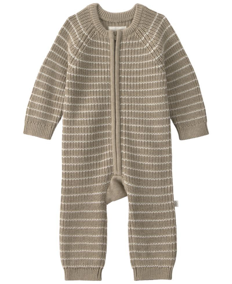 Baby Boys' and Girls' Long-Sleeve Sweater-Knit Jumpsuit