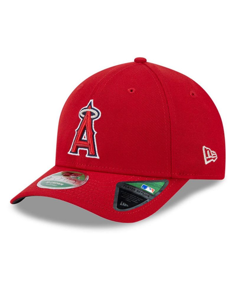 Men's Red Los Angeles Angels Player Replica 9FORTY Adjustable Hat