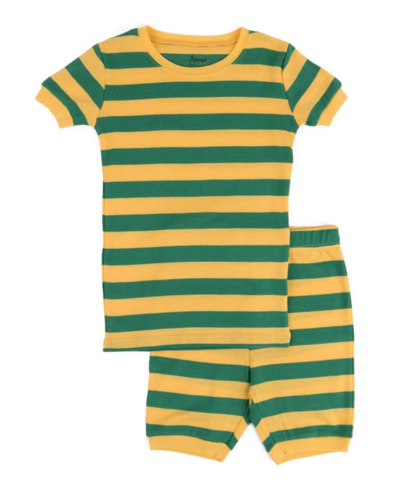 Жёлтый & Зелёный Stripes