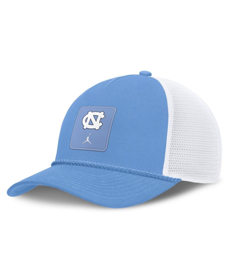 Men's and Women's Carolina Blue North Carolina Tar Heels 2026 On-Field Gameday Rope Trucker Adjustable Hat