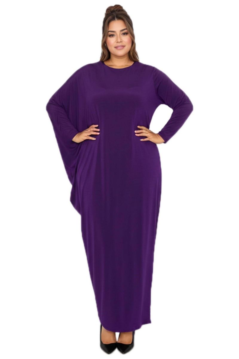 Plus Size Louella Asymmetrical Maxi Dress