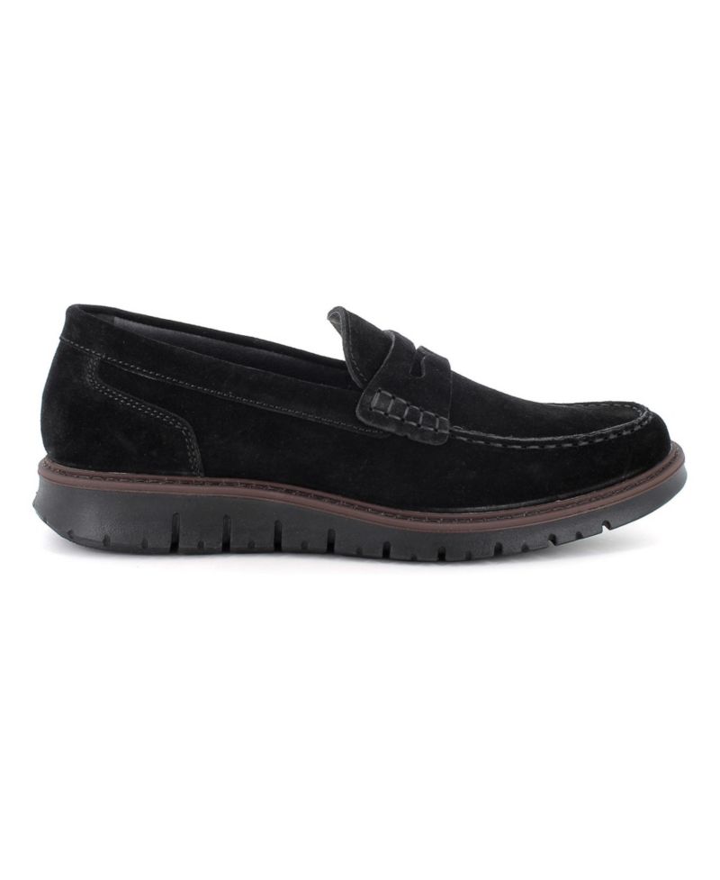 Men’s Mateo Made in Italy Suede Penny Loafers