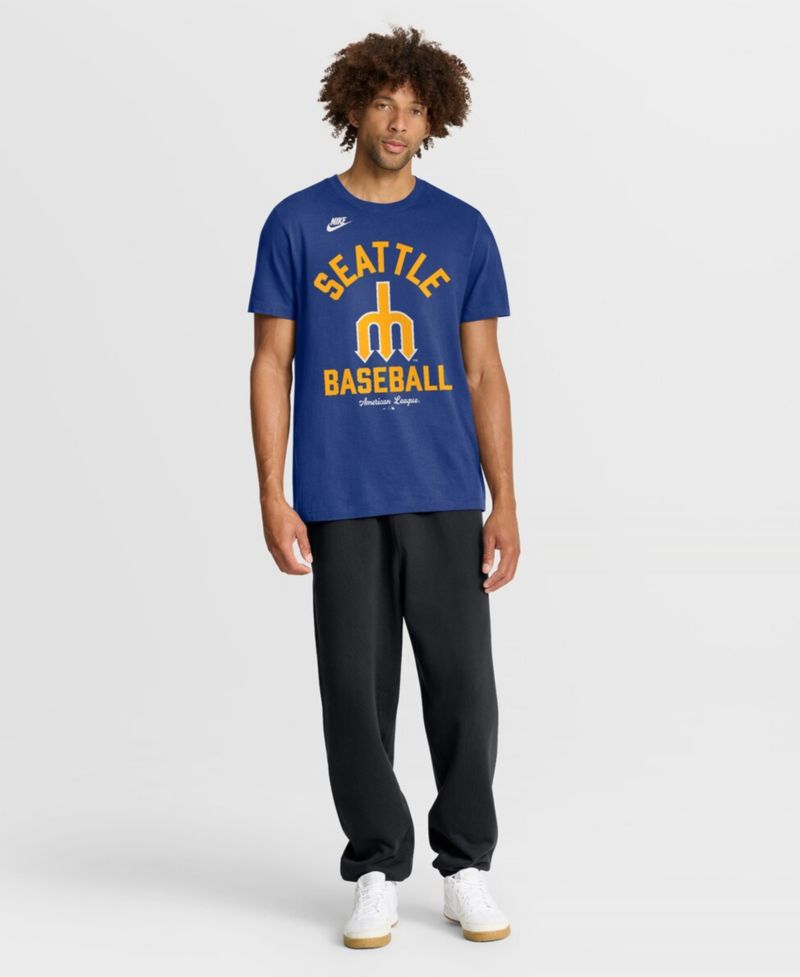 Men's Royal Seattle Mariners Cooperstown Collection T-Shirt
