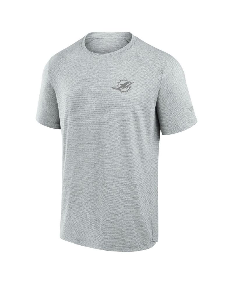 Men's Gray Miami Dolphins Front Office Tech T-Shirt