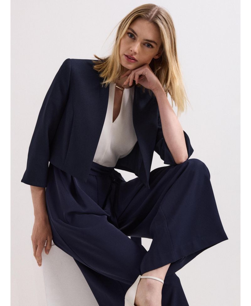 Women's Catherine Cropped 3/4 Sleeve Jacket