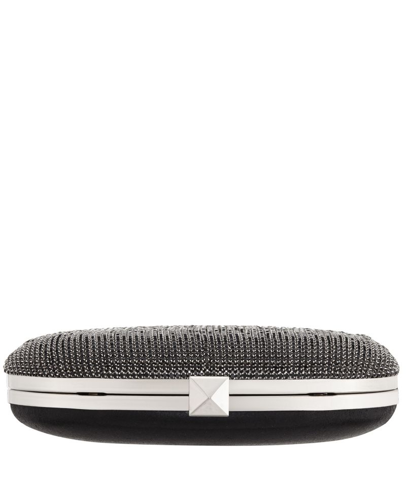 Crystal Chain Draped Minaudiere
