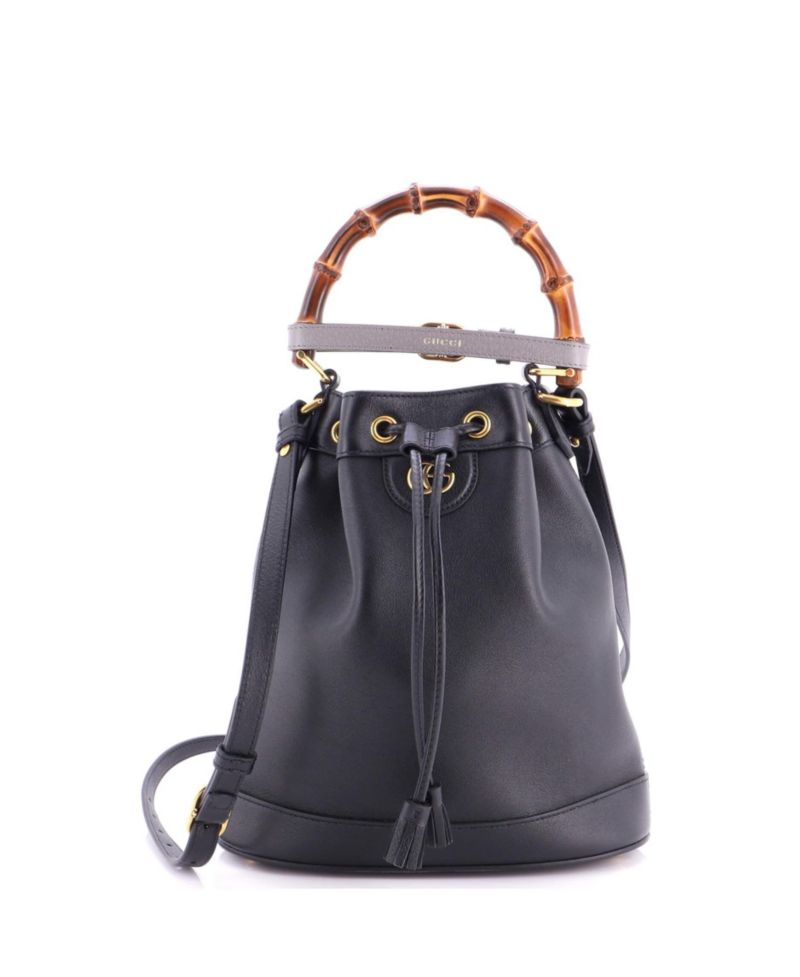 Small Diana Bucket Bag Leather