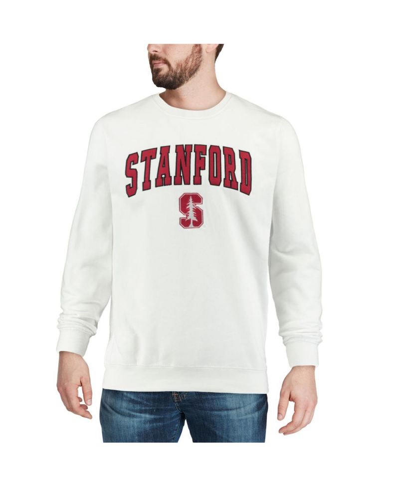 Men's Stanford Cardinal Arch & Logo Crew Neck Sweatshirt