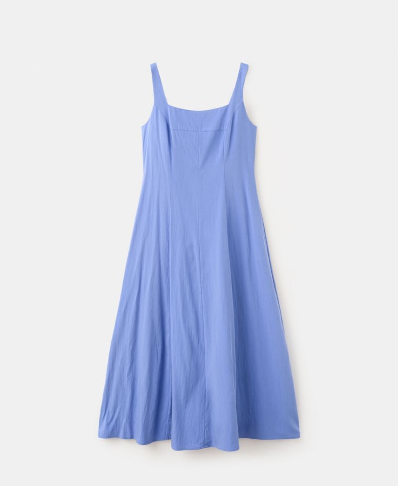 Women's Crinkle-Effect A-Line Dress
