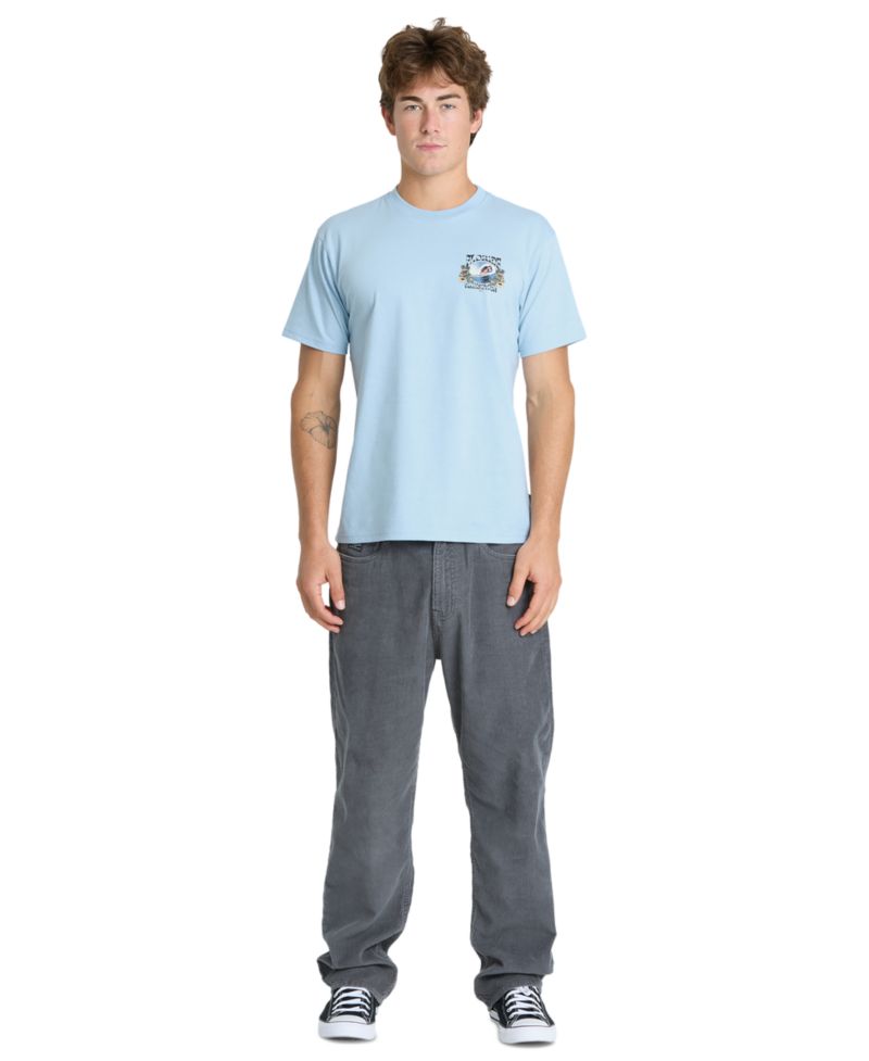 Men's Ringspun Cotton-Blend Crewneck T-Shirt