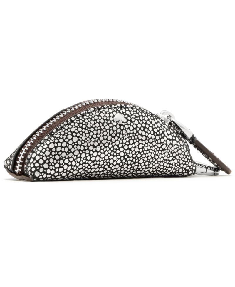 Metallic Dot Printed Small Shoulder Handbag