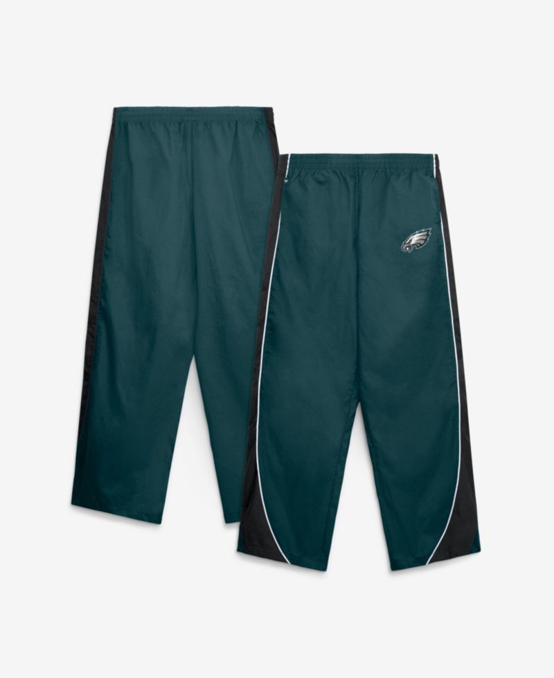 Women's Midnight Green/Black Philadelphia Eagles Team First Backwards Lateral Nylon Pants