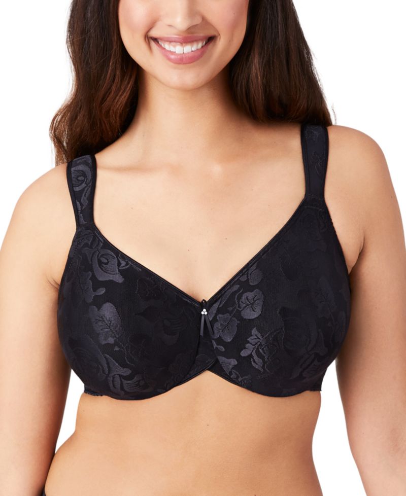 Women's Awareness Full Figure Seamless Underwire Bra 85567, Up To I Cup