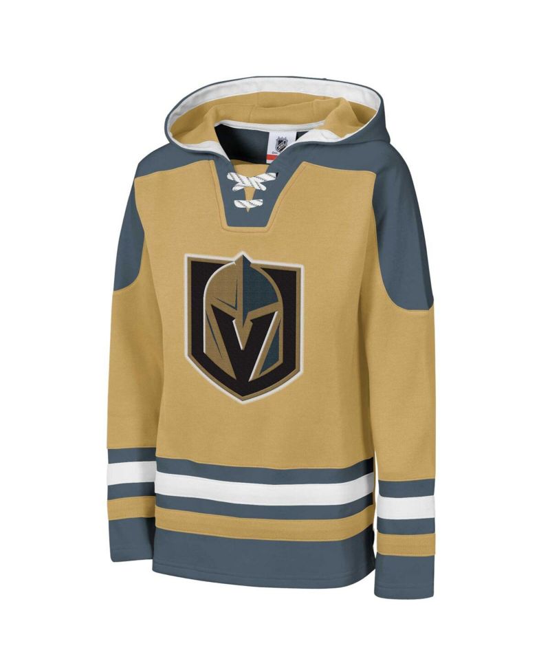 Youth Gold Vegas Golden Knights Must Have Home V-Neck Pullover Hoodie
