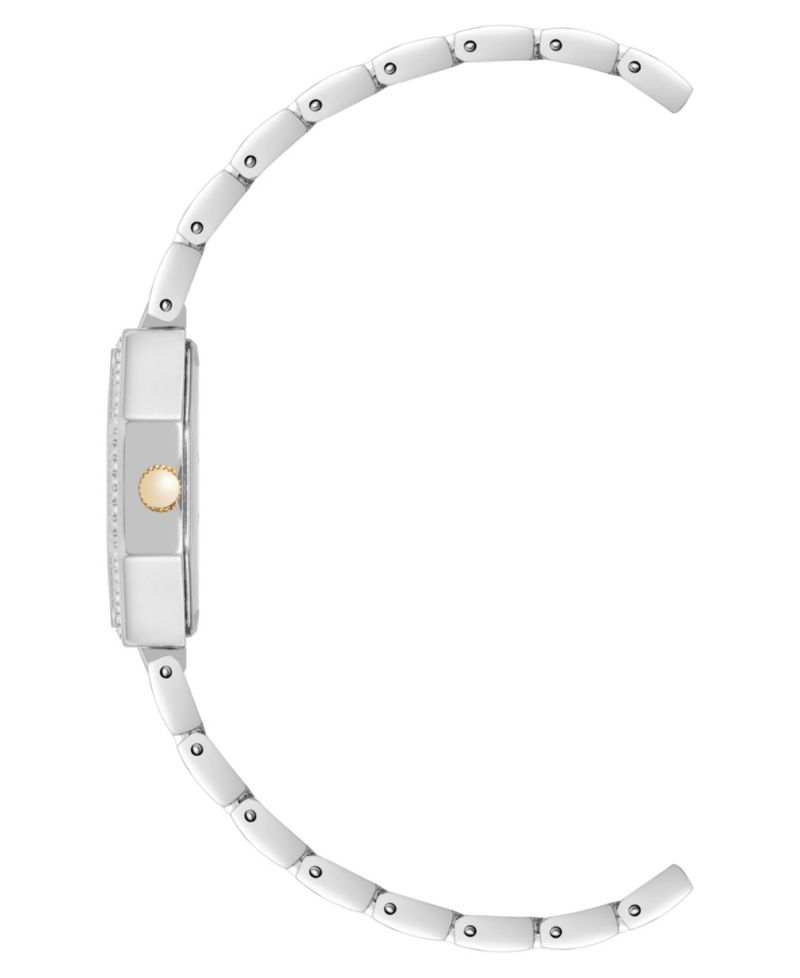 Women's Quartz Unique Octagonal Two-Tone Metal Alloy Watch, 26mm