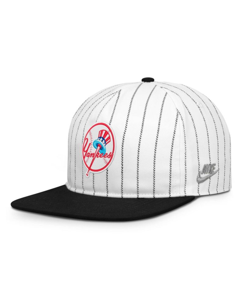 Men's White/Black New York Yankees Cooperstown Collection Pro Adjustable Hat