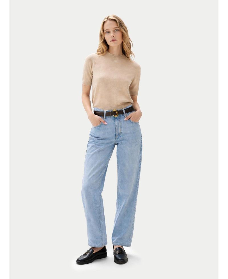 Women's Elbow-Length Sleeve Cashmere Sweater