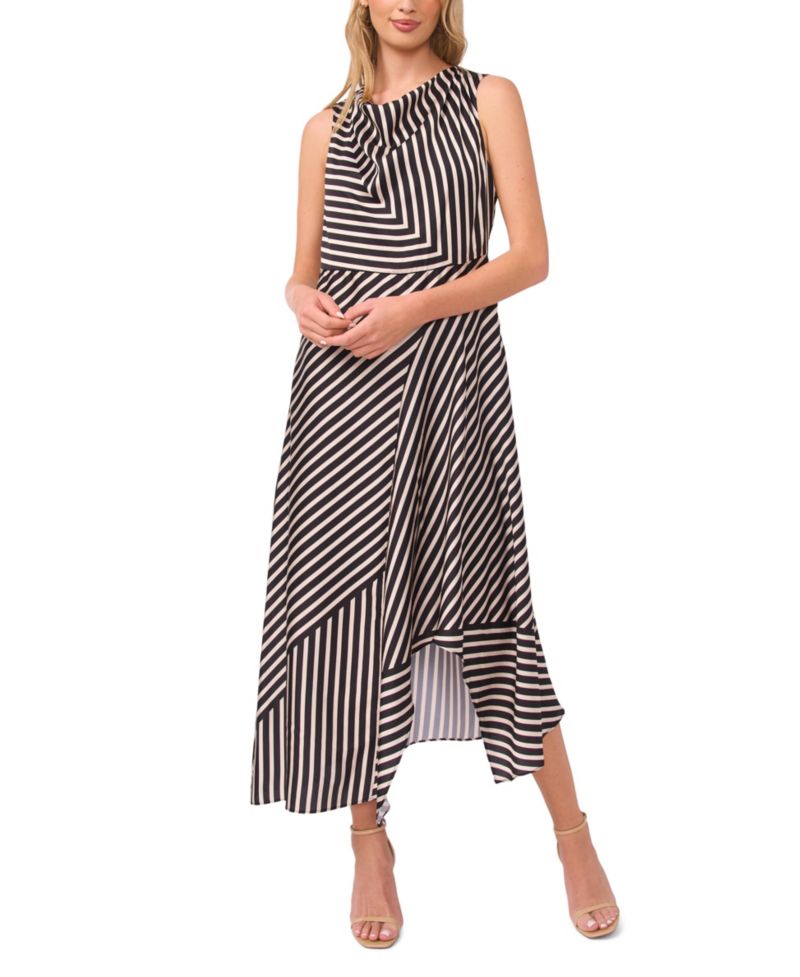 Women's Cowl Neck Sleeveless Dress