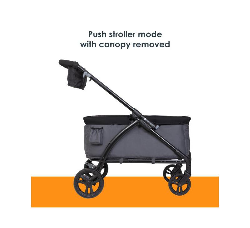 Kids Trend Tour LTE 2-in-1 Stroller Wagon - - Gravity Black