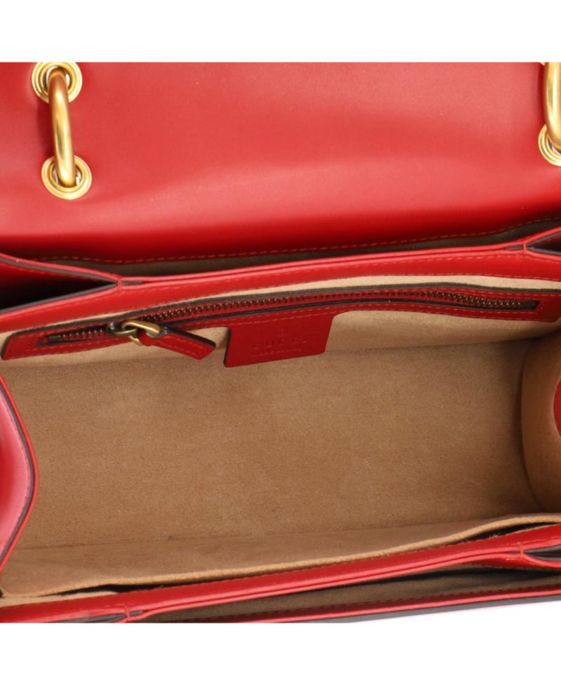 Small Queen Margaret Top Handle Bag Colorblock Leather